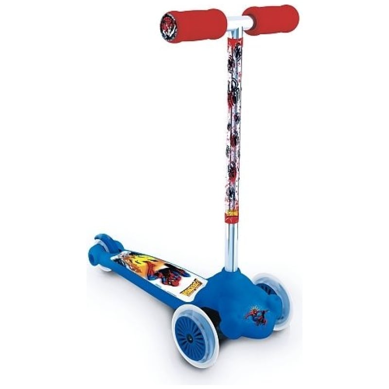 Mondo Patinete Spiderman Twist & Roll – 2 Ruedas Delanteras, Rodamientos ABEC5, 50 Kg De Carga