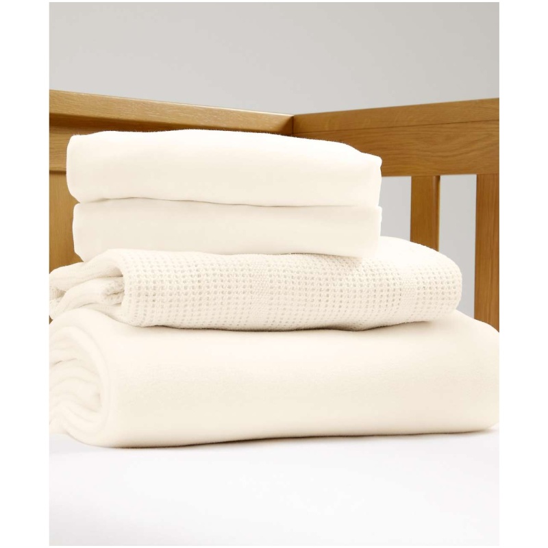 Posteljina Mamas & Papas Cotbed Starter Set cream - Image 1