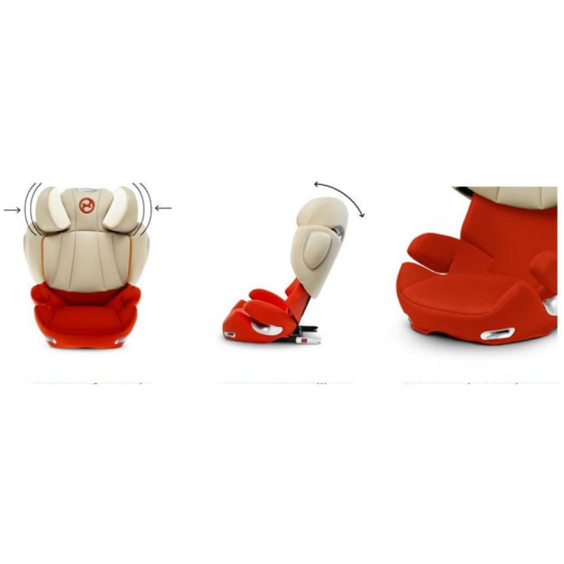 Autosjedalica Cybex Solution Q2-Fix autumn gold burnt red - Image 1