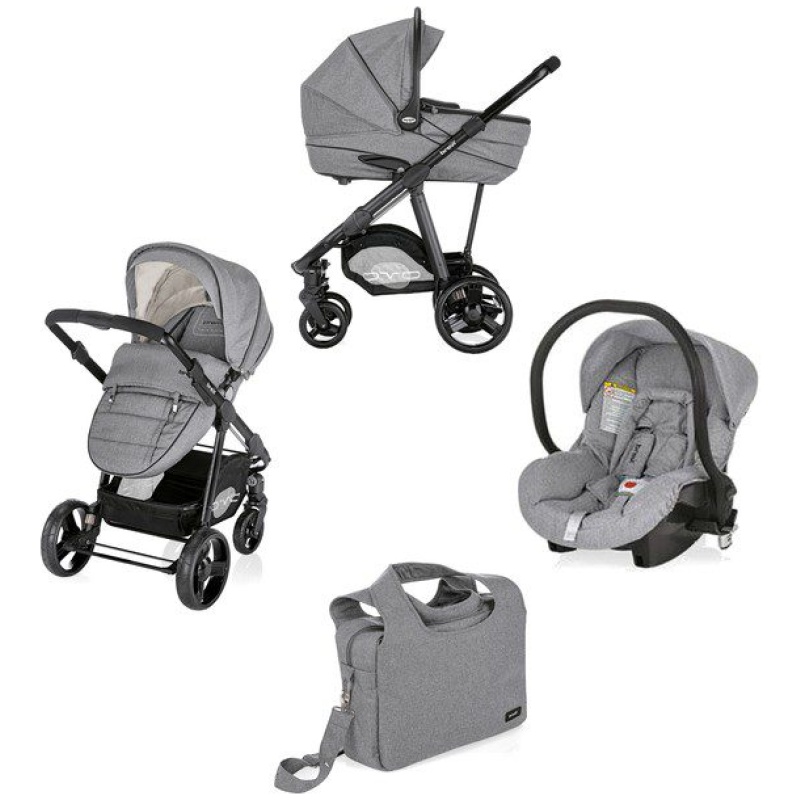 Kolica Brevi Ovo Premium sivo 729 (277) - Image 1