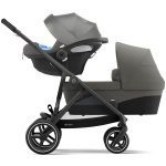 Kolica Cybex Gazelle soho grey on black frame - Image 3