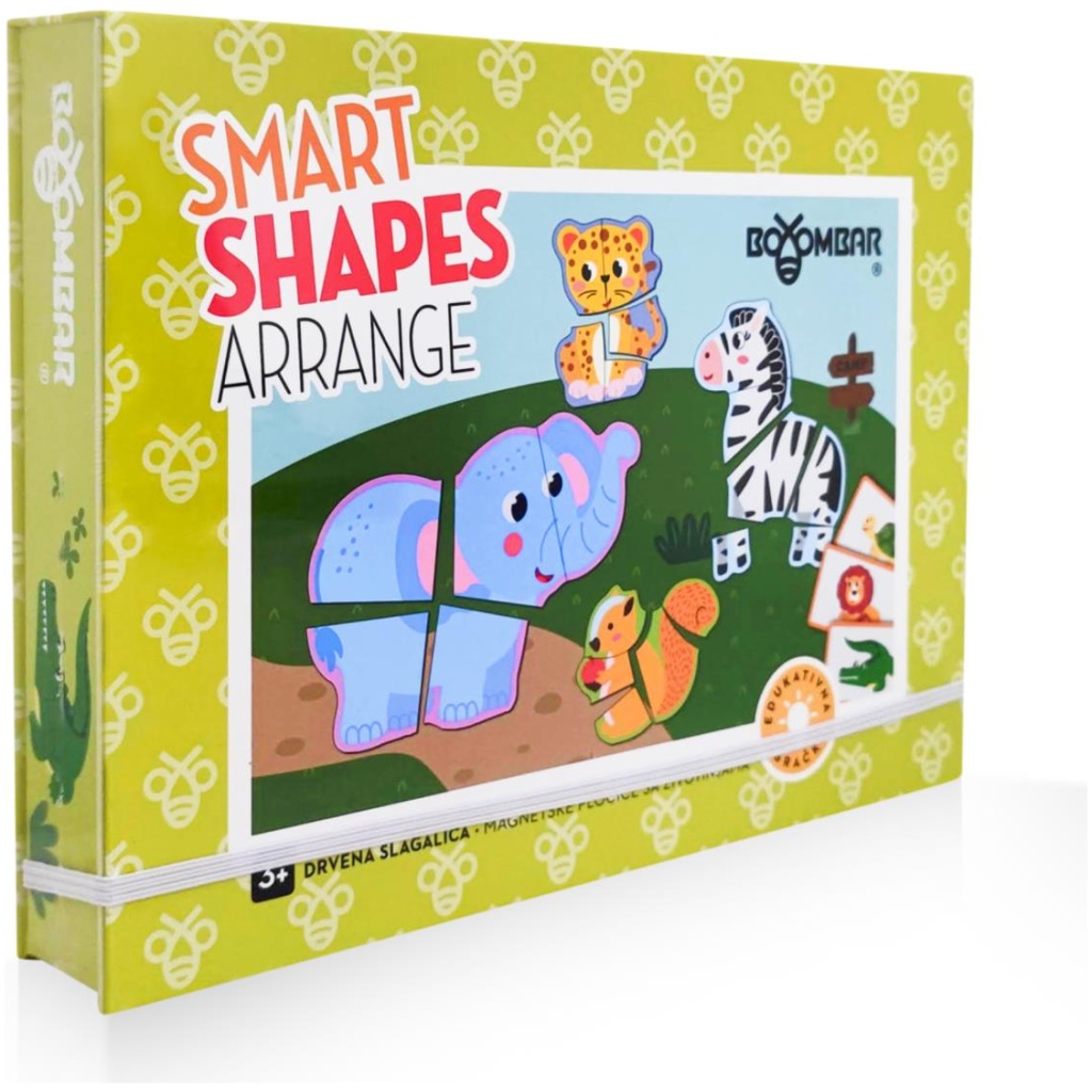 Magnetna slagalica Boombar Smart Shapes Arrange