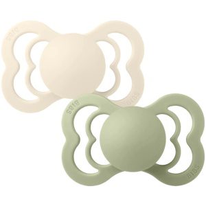 Duda BIBS Supreme Silicone sage & ivory veličina 2 260346