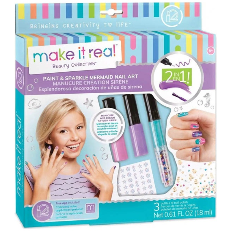 Set Mattel Make It Real za ukrašavanje noktiju - Image 1