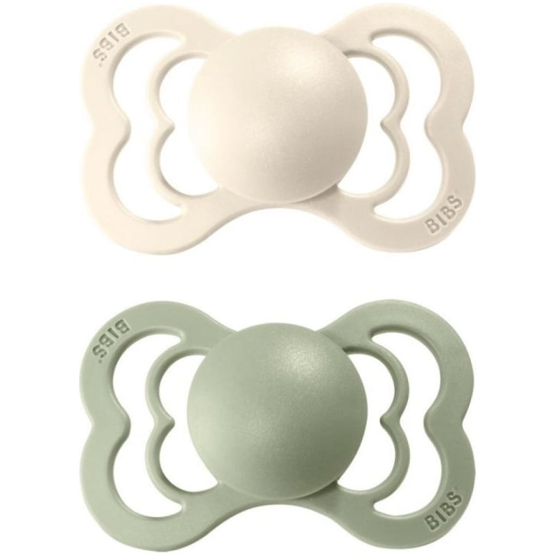 Duda BIBS Supreme Silicone sage & ivory veličina 1 160346 - Image 2