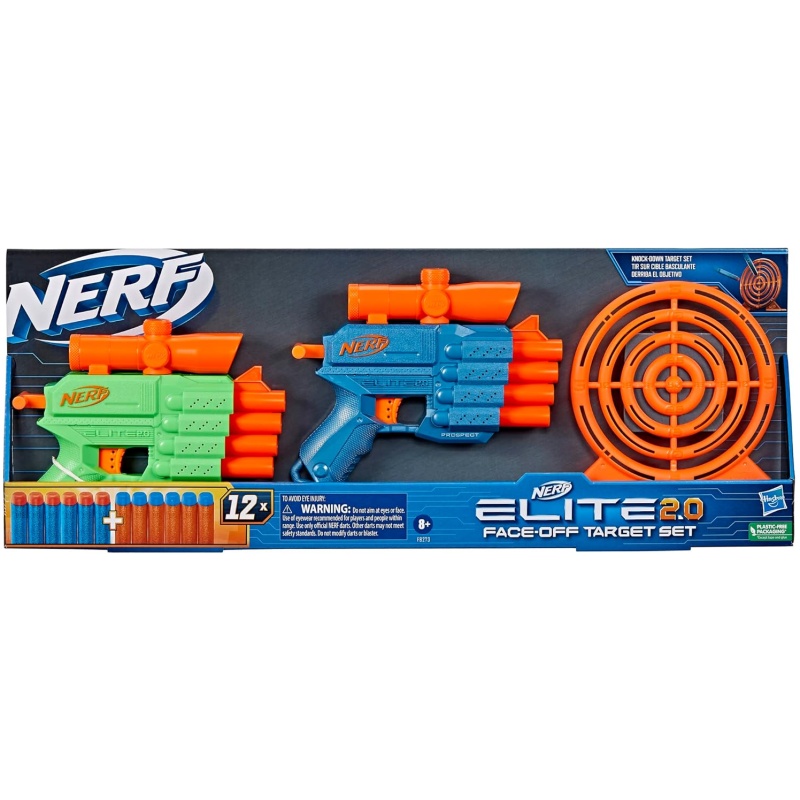 Igračka Nerf Elite Face Off Target set pištolja i meta 2.0 - Image 1