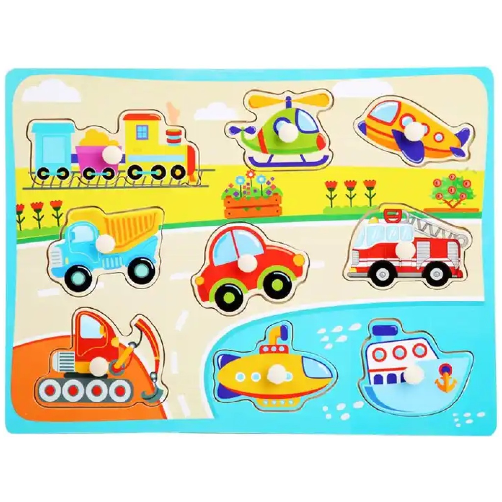 Puzzle umetaljka prijevozna sredstva