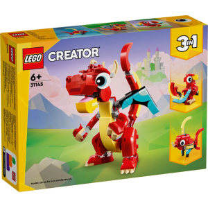 Kocke LEGO - 3u1 crveni zmaj