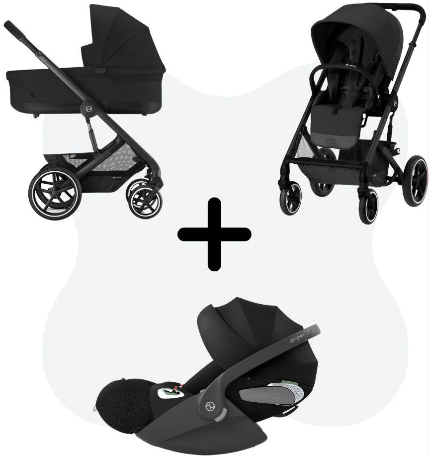 Kolica Cybex Balios Lux moon black 3u1 - Image 2