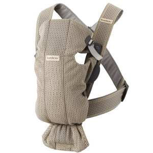 Nosiljka Babybjörn Mini 3D Mesh Gray Beige 021002