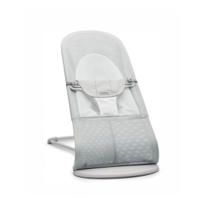 Ležaljka Babybjörn Balance Soft, Mesh, Silver/White 005129