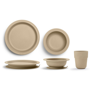 Set za jelo od bambusa Elodie Pure Khaki 14938-11109