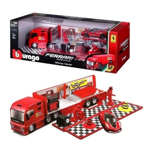 Kamion s autom Ferrari