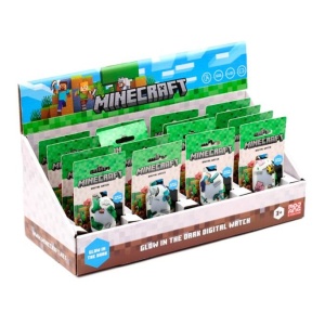 Silikonski digitalni sat koji svijetli u mraku Minecraft