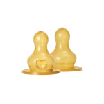 Bibs Bottle Nipple 2Pack Latex Fast Flow