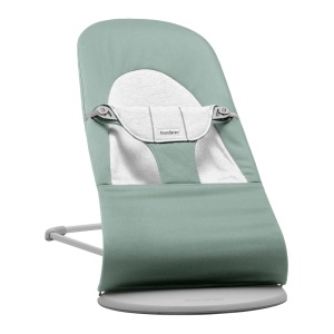 Ležaljka Babybjörn Soft, Woven/Jersy Light Sage/Grey