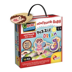 Drvene puzzle Lisciani Montessori Dream