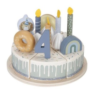 Drvena torta Little Dutch blue