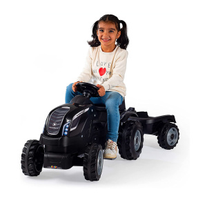 Traktor i prikolica Smoby Farmer Xl black