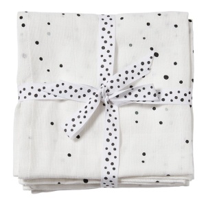 Done By Deer Pelena 2 pakiranja Dreamy Dots White