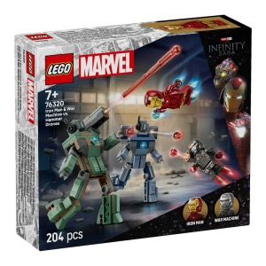 Lego Iron Man i War Machine Protiv Hammer dronova
