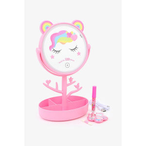 LED ogledalo jednorog i make up set