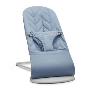 Babybjörn Ležaljka Bliss,Woven,Petal Quilt Blue 006223