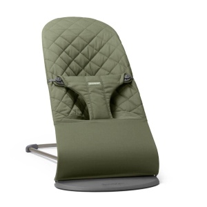 Babybjörn Ležaljka Bliss Woven, Classic Quilt Dark Green 006046