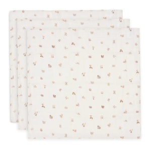 Pamučne pelene od muslina Jollein - Animal Friends 70X70 3Pack