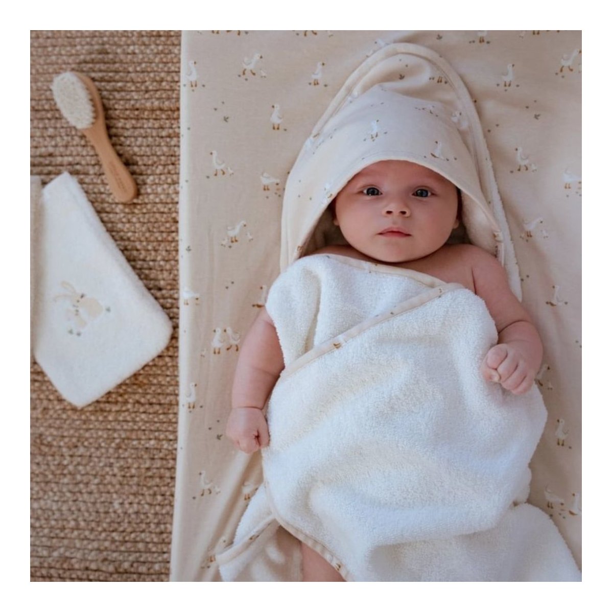 Little Dutch Ručnik S Kapuljačom Little Goose 75X75 Te50625032