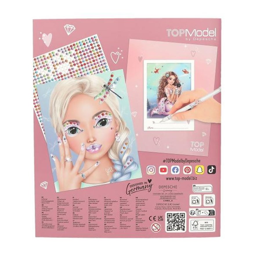Top Model Izradi Svoju Dijamantnu Sliku S Naljepnicama