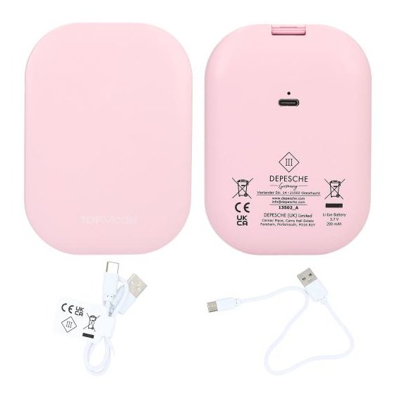 Top Model Sklopivo Džepno Ogledalo S Ledicom