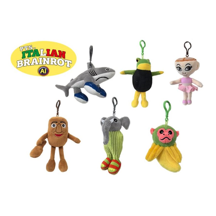 Brt:Brainrot Plišani Privjesak 10Cm