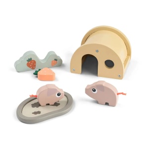 Drvena kućica Pigee Colour Done By Deer