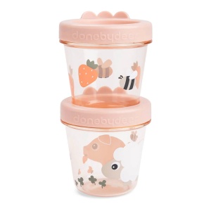 Posudice Tiny Farm Powder Pink 2Kom Done By Deer