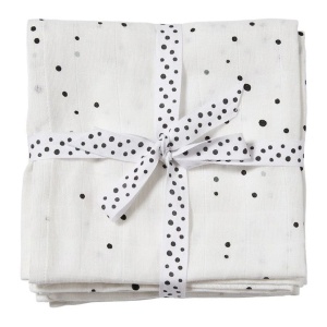 Tetra Pelene Dreamy Dots Black/White Done By Deer