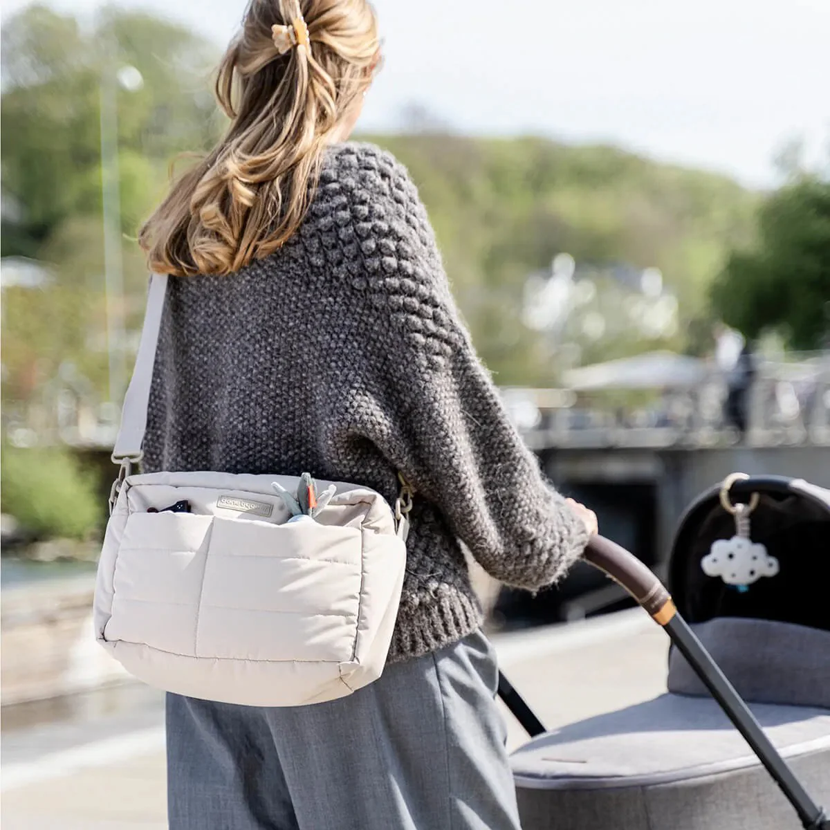 Done By Deer Torba Za Kolica - Beige 7053259