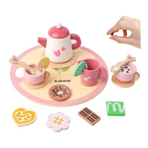 Drveni set za čajanku 24158595