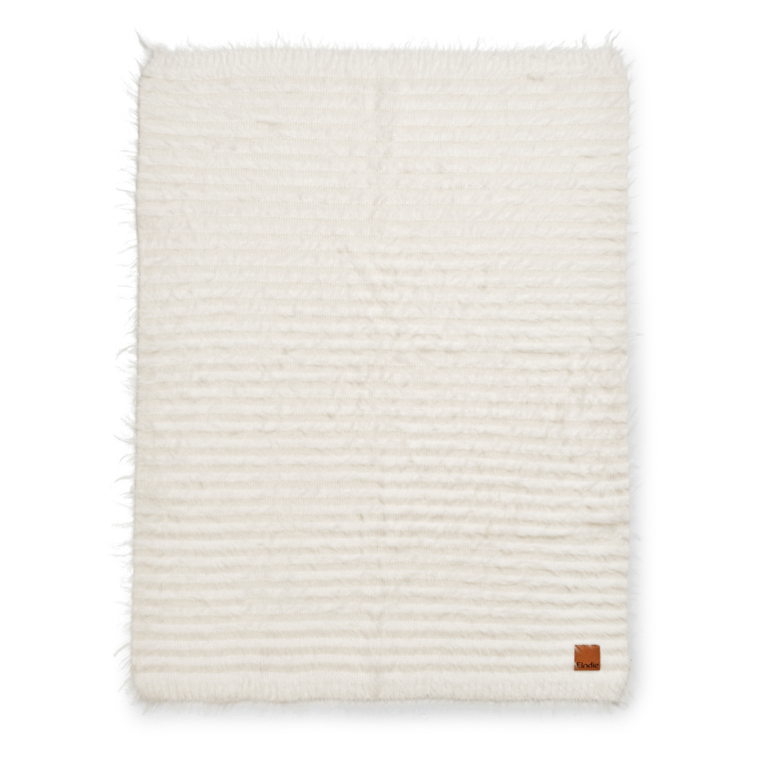 Elodie Pletena Deka Fury Knit Blanket Vanilla White