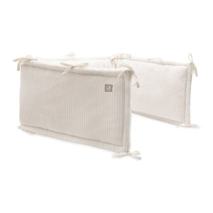 Ogradica za krevetac 180X30Cm Cloudy Rib Oatmeal Jollein