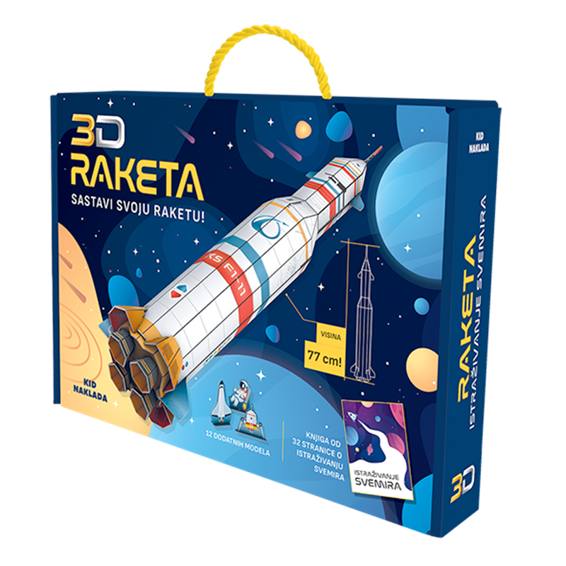 KID NAKLADA 3D Raketa-Istraživanje Svemira