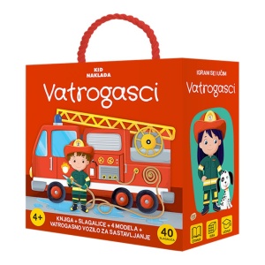 Knjiga + slagalice: vatrogasci Kid naklada