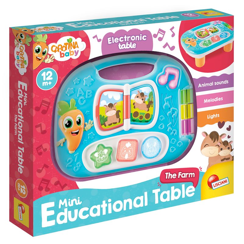 LISCIANI Lis:Carotina Mini Edukativni Stol - Farma