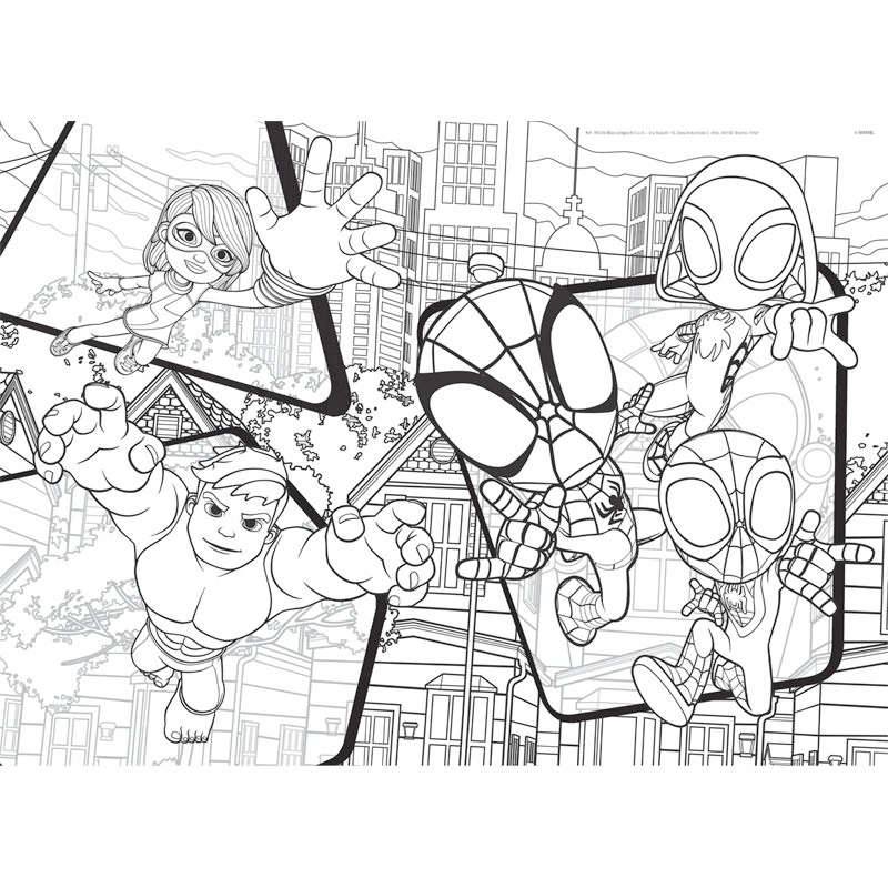 Lis: Marvel Puzzle Df Maxi Floor 24 Spiderman