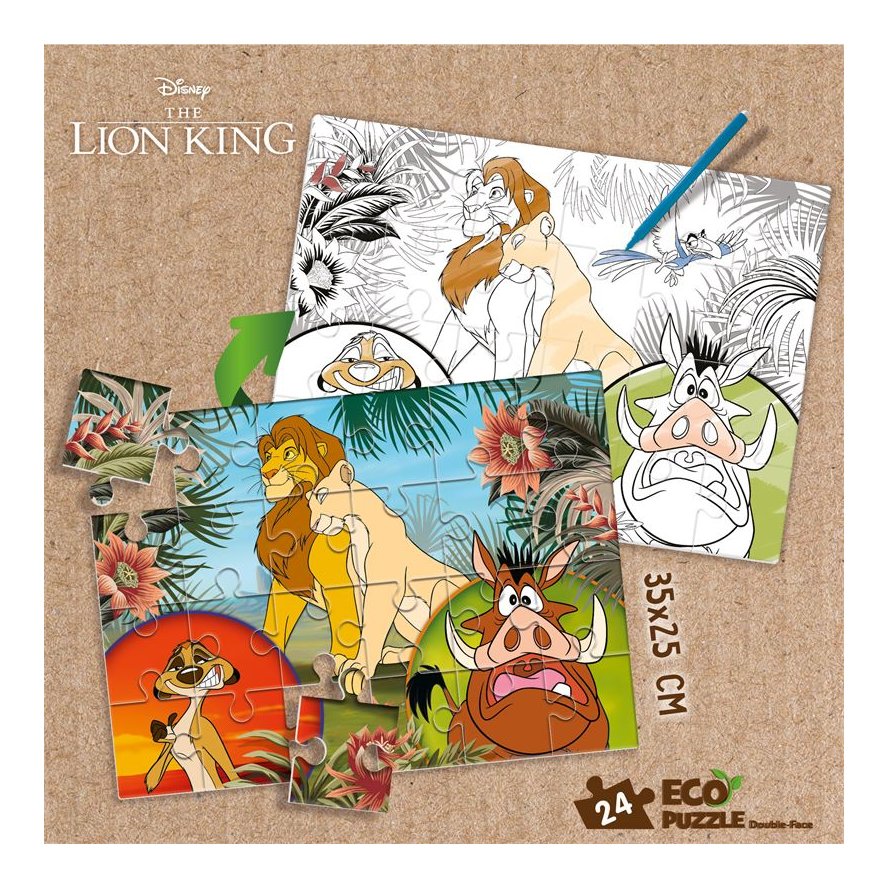Lis:Disney Eco Puzzle Mini Df 24 Lion King