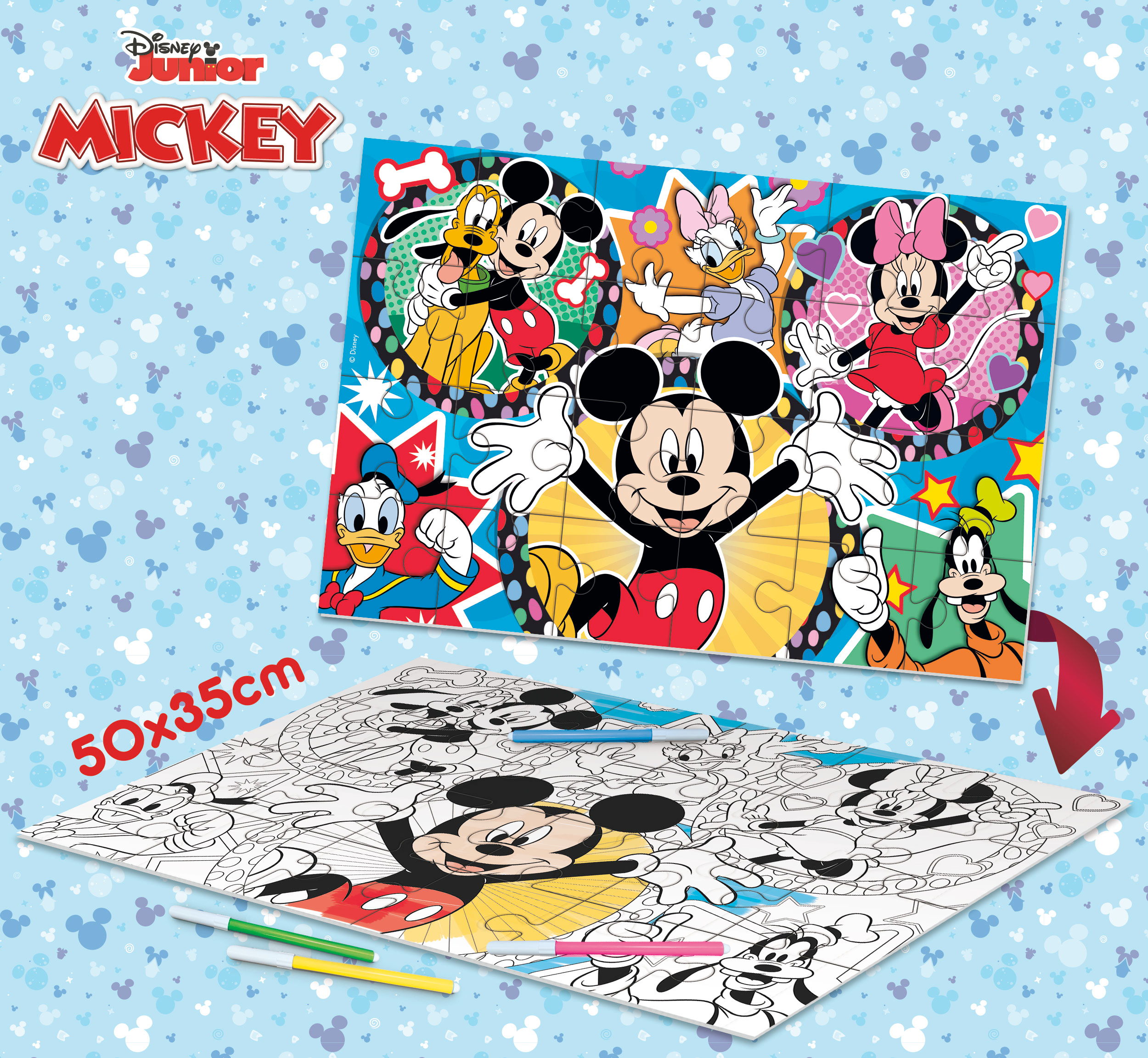 Lis:Disney Puzzle Df M-Plus 24 Mickey
