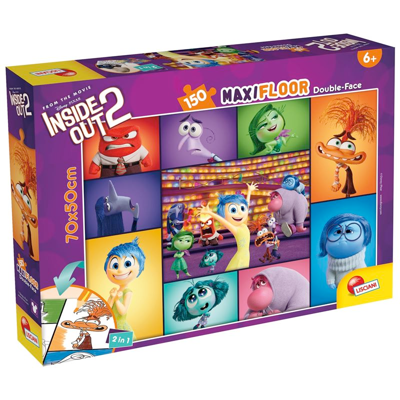 Lis:Disney Puzzle Df Maxifloor 150 Inside Out 2