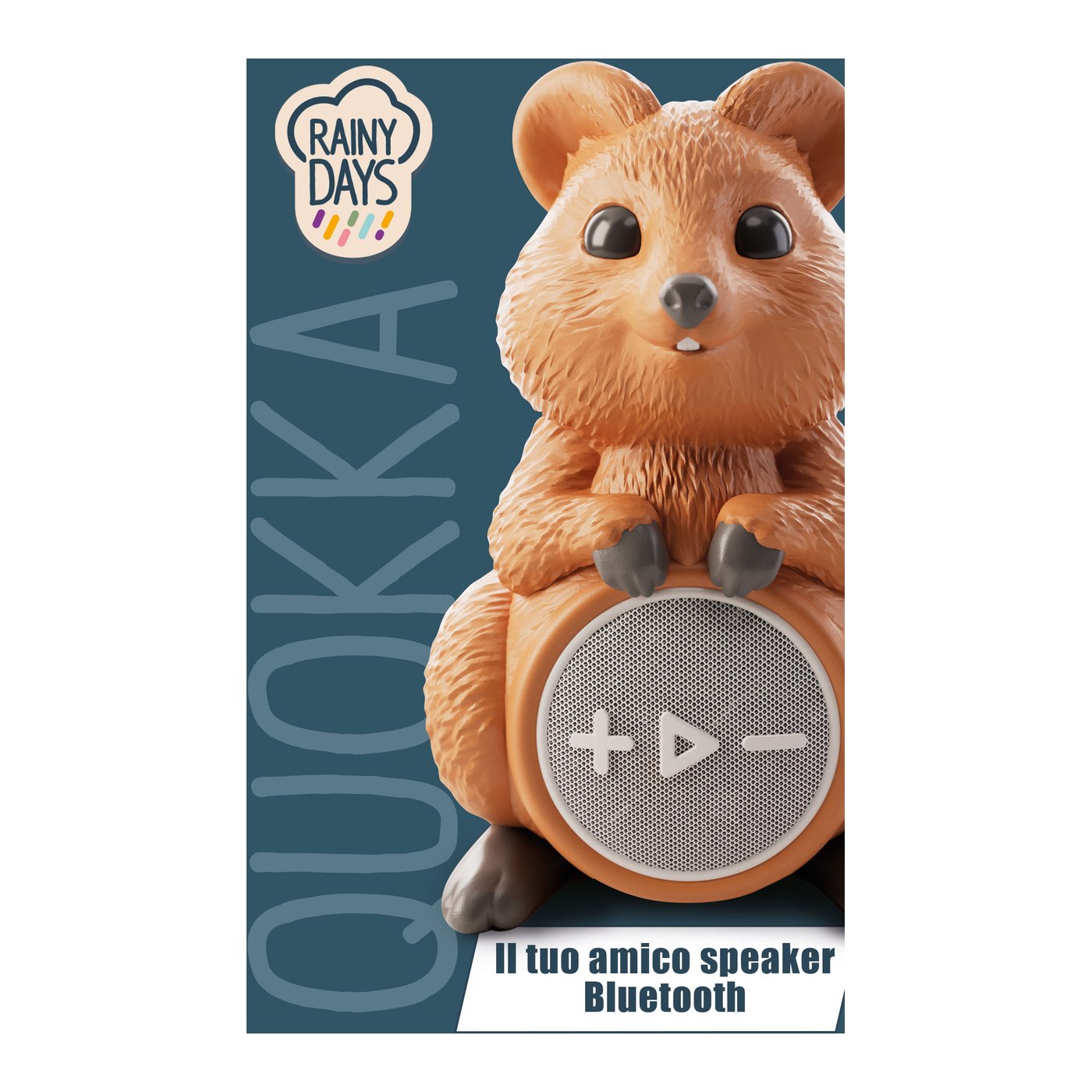 Lis:Rainy Days Quokka - Bluetooth Zvučnik