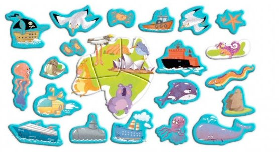 Magnetna Igra - Mapa Životinjskog Svijeta