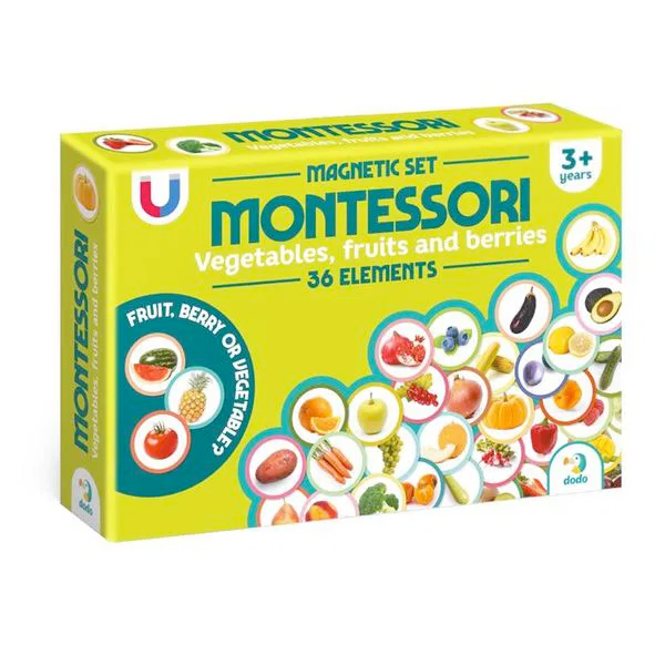 Magnetni Set Montessori - Voće I Povrće